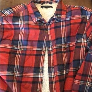 Fleece/flannel men’s button down